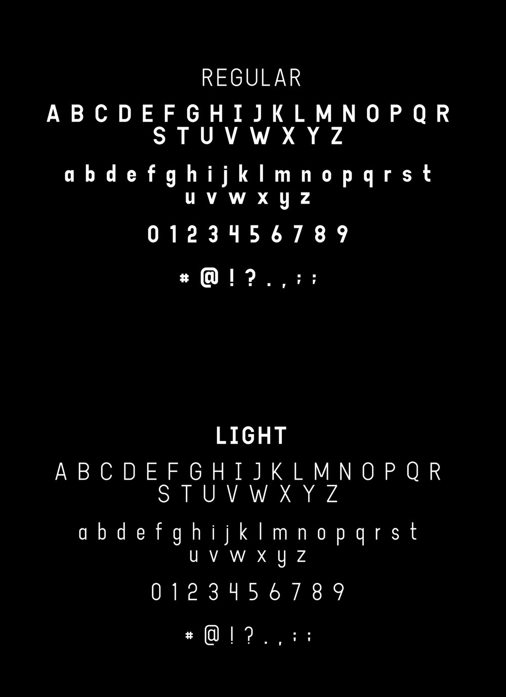 Goodlight字体效果预览