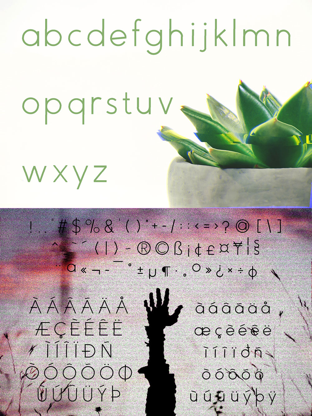 Glitch字体效果预览